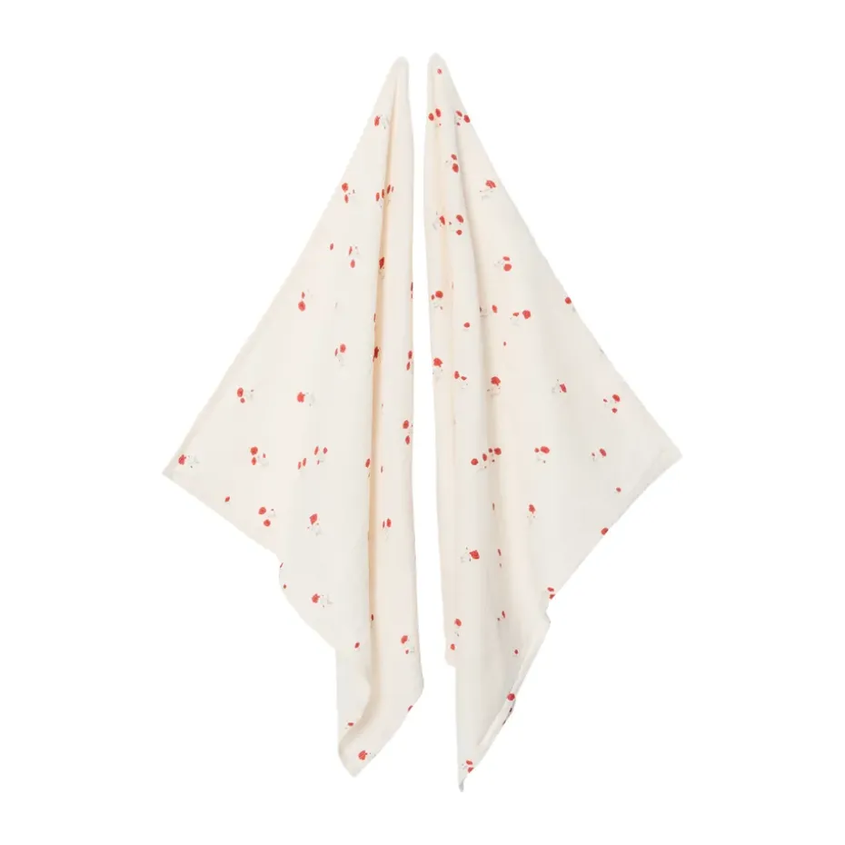 Couverture Poppy Muslin, 2 pièces, 60x60 cm