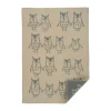 Couverture pour enfant Hand in Hand 65x90 cm, Greige