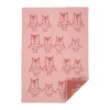 Couverture pour enfant Hand in Hand 65x90 cm, Rose brown