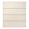 Couvre-lit matelassé Vari, Natural-dark chocolate, 260x230 cm