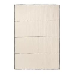 Couvre-lit matelassé Vari, Natural-dark chocolate, 260x180 cm