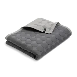 Couvre-lit Mega Dot organic 195x245 cm, Dark grey