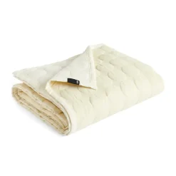 Couvre-lit Mega Dot organic 235x245 cm, Ivory