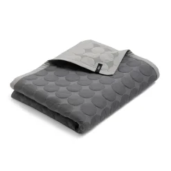 Couvre-lit Mega Dot organic 235x245 cm, Dark grey