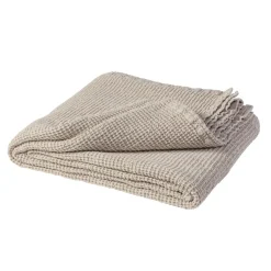 Couvre-lit Moss 160x260 cm, beige