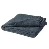Couvre-lit Moss 260x260 cm, storm blue (bleu)