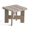 Crate Low Table 45x45x40 cm pin laqué, London fog