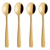 Cuillère à café Raw, lot de 4, Or