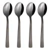 Cuillère à dessert Raw, lot de 4, Noir