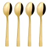 Cuillère à dessert Raw, lot de 4, Or
