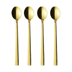 Cuillère à latte Raw Lot de 4, Gold