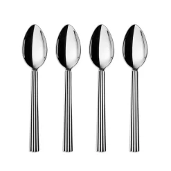 Cuillère à thé large Bernadotte, Lot de 4