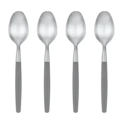 Cuillères à espresso Maxime 11 cm lot de 4, Sharkskin