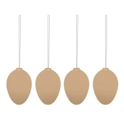 Décoration de Pâques Easter Deco œuf Lot de 4, White