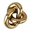 Décoration Knot Table Large, Light Gold