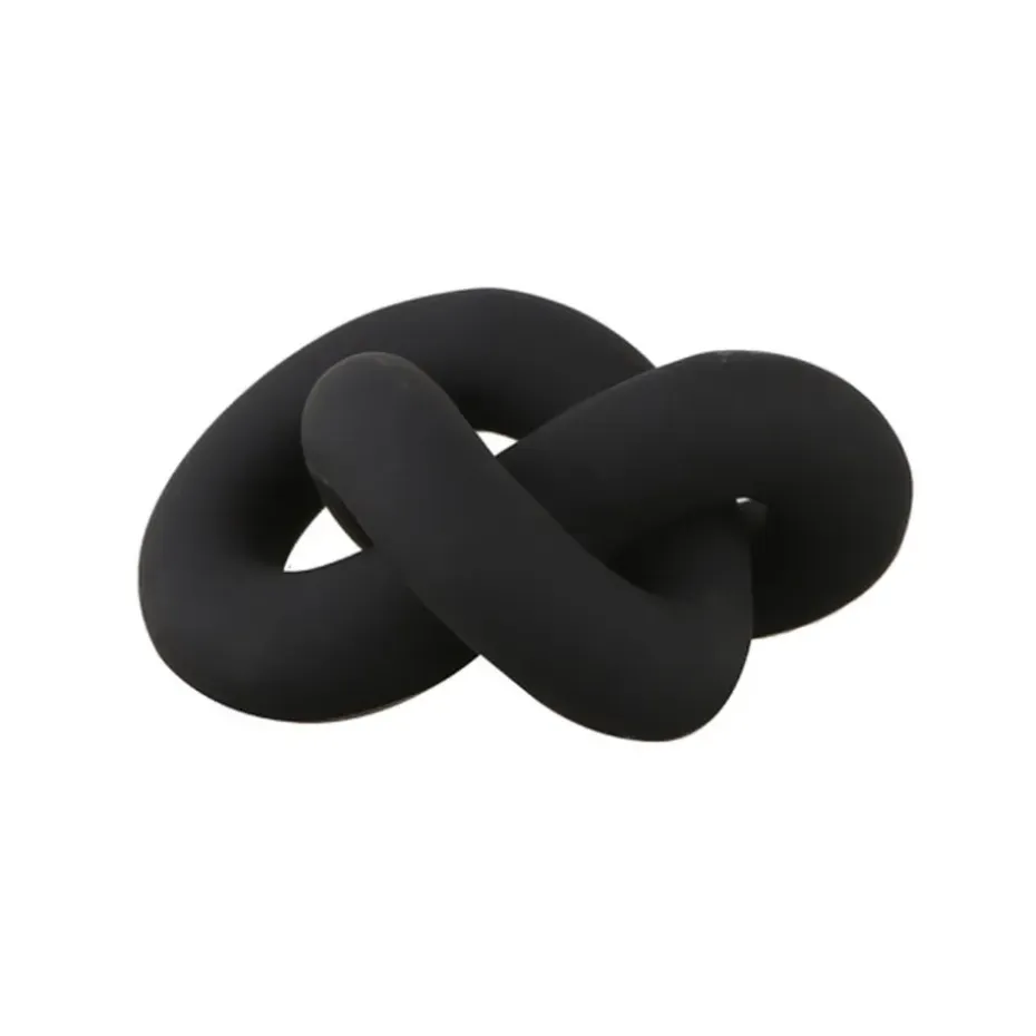 Décoration Knot Table Large, Black