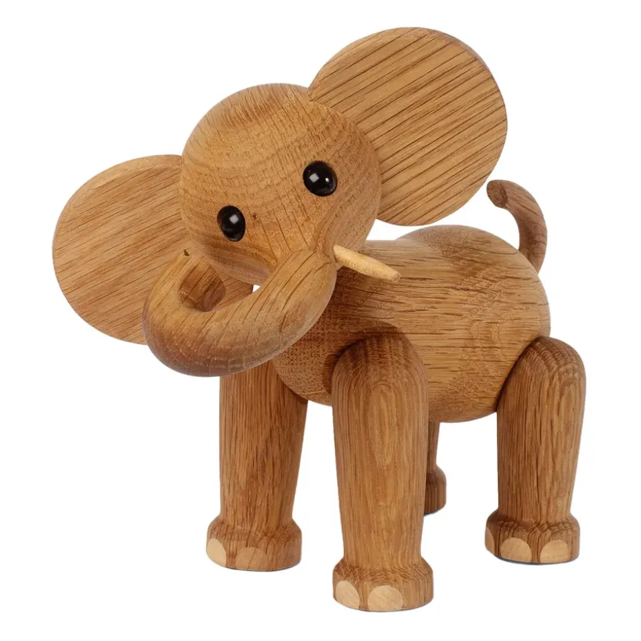 Décoration éléphant Ollie, Chêne-érable