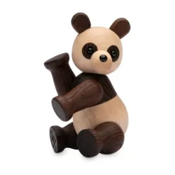 Décoration Pixi Panda - érable 9cm, Marron