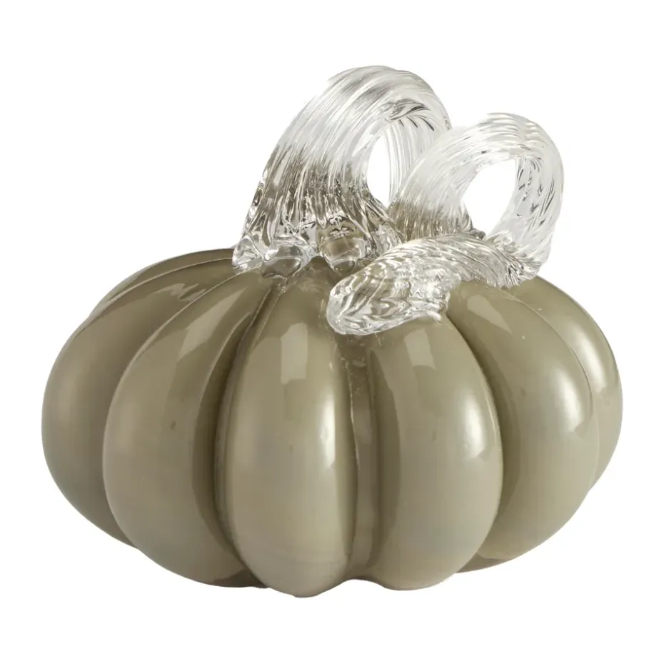 Décoration Pumpkin 8 cm, Kaki
