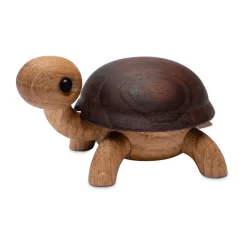 Décoration Sporty tortue 3,5 cm, Chêne