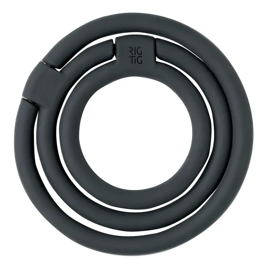 Dessous de plat CIRCLES Ø13 cm, Noir