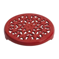 Dessous de plat en fonte Lilly Ø 23 cm, Cerise