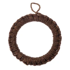 Dessous de plat Ernst marron foncé, Ø18 cm