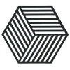Dessous de plat Hexagon, noir