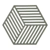 Dessous de plat Hexagon, Olive Taupe