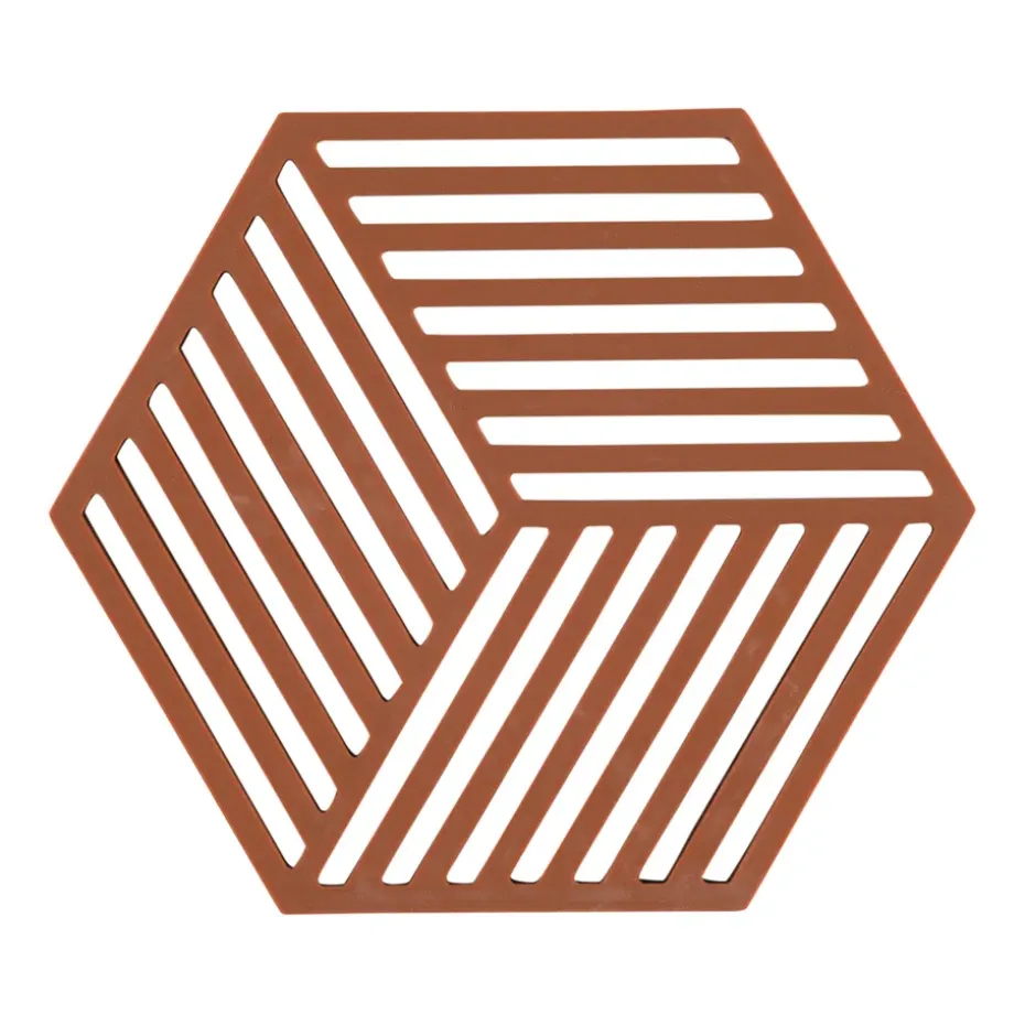 Dessous de plat Hexagon, Terracotta