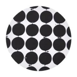 Dessous de plat Tallyho Ø 21 cm, Noir-blanc