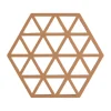 Dessous de plat Triangle, Light Terracotta