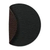 Dessous de verre Bull réversible circle 1 pièce, Noir-marron