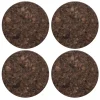 Dessous de verre Cork Lot de 4, Smoked