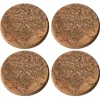 Dessous de verre Cork Lot de 4, Naturel