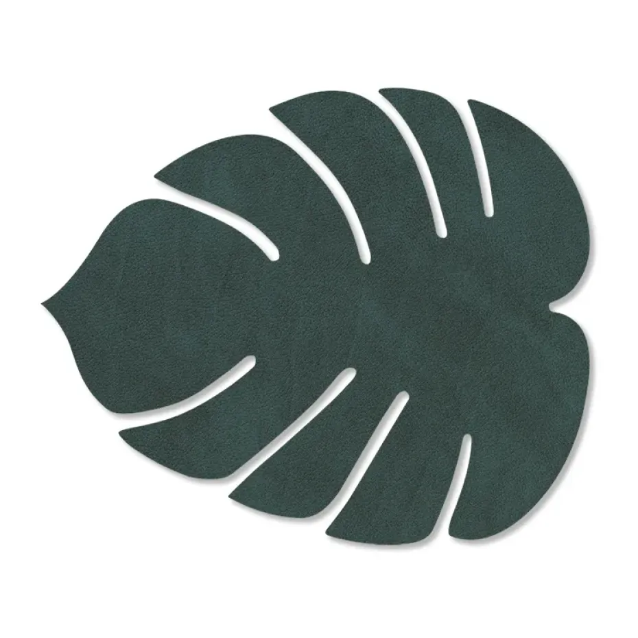 Dessous de verre Monstera Leaf Nupo, Vert foncé