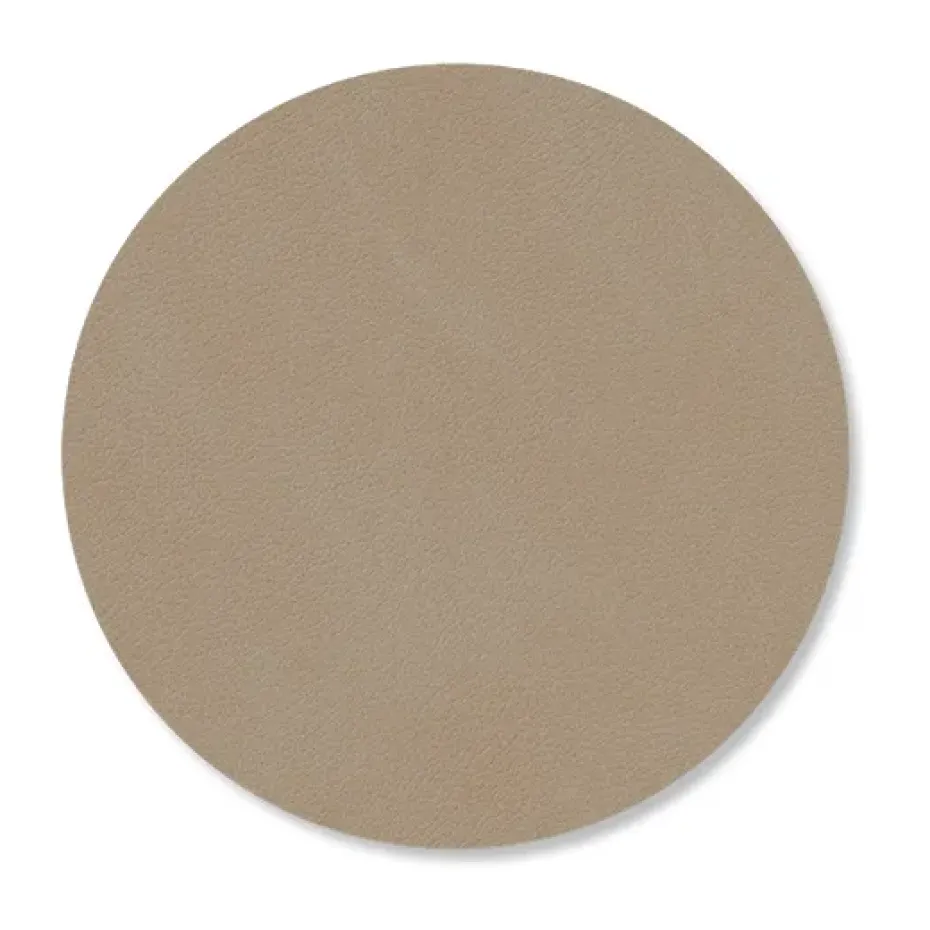 Dessous de verre Nupo circle, Clay brown