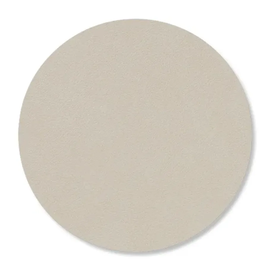 Dessous de verre Nupo circle, Oyster white