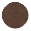 Dessous de verre Nupo circle, brun foncé