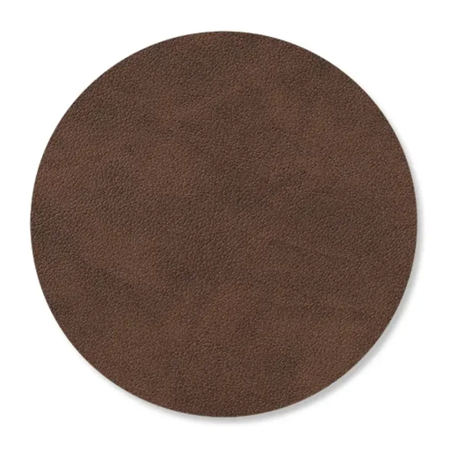 Dessous de verre Nupo circle, brun foncé