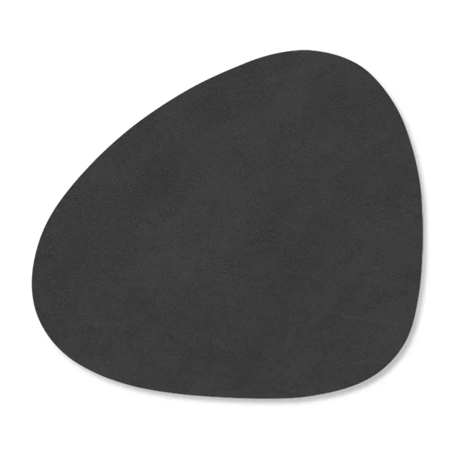 Dessous de verre Nupo curve, noir