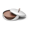 Dessous de verre Sky Lot de 4, Cuir marron
