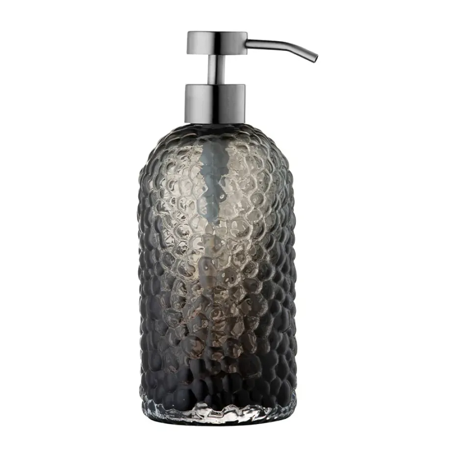 Distributeur de savon Arura 16 cm, Svart-silver