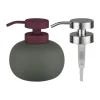 Distributeur de savon bas Lotus Play, avec 2 pompes, Dark olive