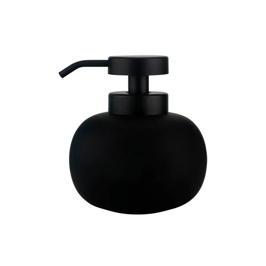 Distributeur de savon Lotus bas, noir