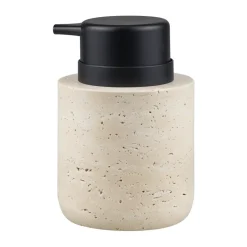 Distributeur de savon Travertine 12,5 cm, Linen