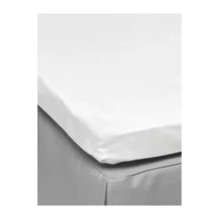 Drap housse Pousada Percale EKO, Blanc, 160x200 cm