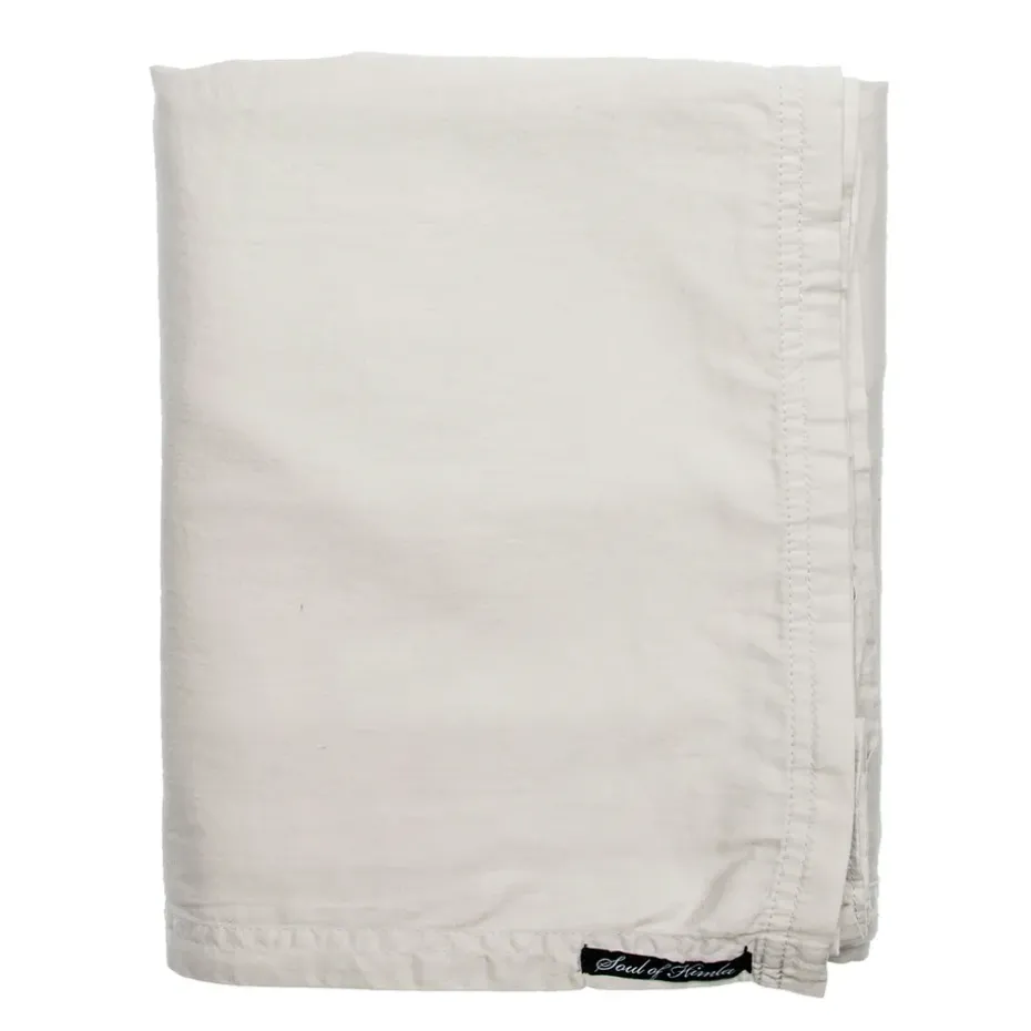 Drap-housse Soul 270 x 270cm, Mother of pearl (gris clair)