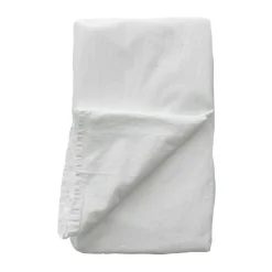 Drap-housse Tell Me More, Blanc, 150x260 cm