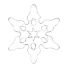 Emporte-pièce Nordwik flocon de neige, Moyen